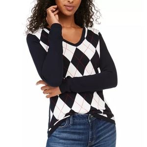 Tommy Hilfiger Argyle Sweater